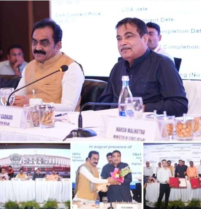 Jabalpur केंद्रीय सड़क मंत्री श्री गडकरी ने मध्य प्रदेश में निर्माणाधीन राष्ट्रीय राजमार्ग परियोजना